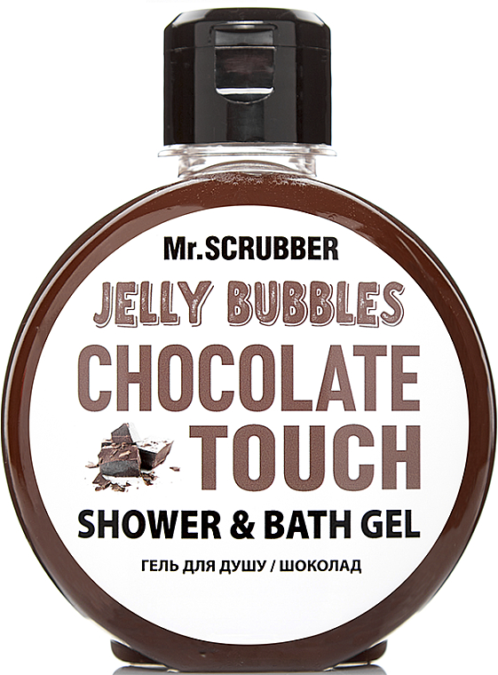 Żel pod prysznic - Mr.Scrubber Jelly Bubbles Chocolate Shower & Bath Gel — Zdjęcie N1