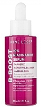 Serum zwężające pory z niacynamidem 10% - Nineless B-Boost 10% Niacinamide Serum — Zdjęcie N1