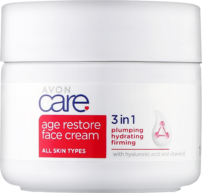 Krem przeciwzmarszczkowy 3 w 1 - Avon Care Age Restore Face Cream 3 in 1 — Zdjęcie N1