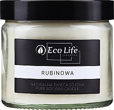 Kup Naturalna świeca sojowa Rubin - Eco Life Candles