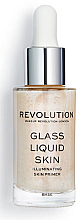 Kup Rozświetlająca baza pod makijaż - Makeup Revolution Glass Liquid Skin Primer Serum 