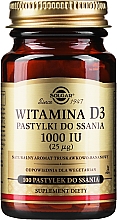 Kup Witamina D3 1000 IU do ssania o smaku truskawkowo-bananowym - Solgar Vitamin D3 1000 IU