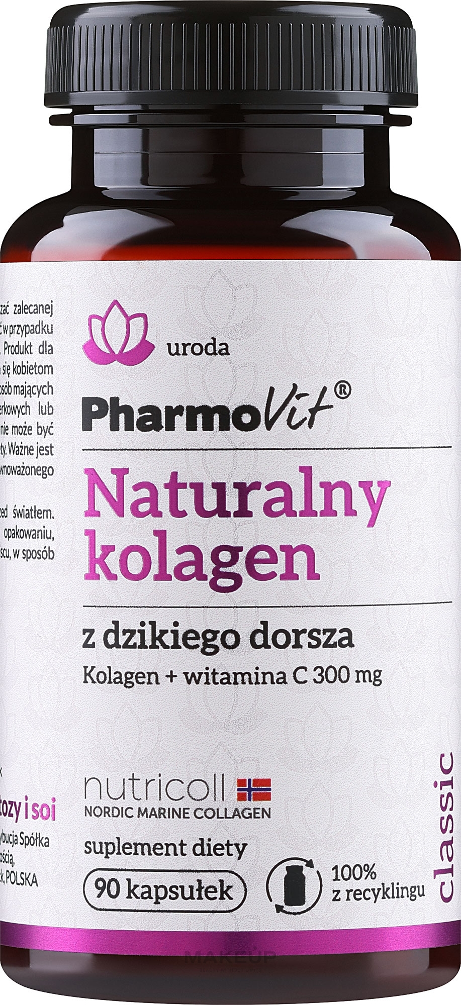 Suplement diety Naturalny kolagen z dzikiego dorsza - Pharmovit Natural Collagen — Zdjęcie 90 szt.