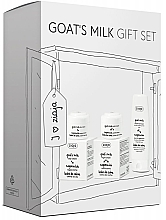 Zestaw - Ziaja Goat Milk Gift Set (d/cr/50ml + n/cr/50ml + h/cr/80ml) — Zdjęcie N1