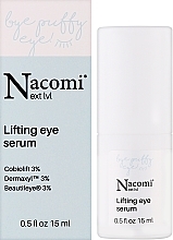 Liftingujące serum pod oczy - Nacomi Next Level Lifting Eye Serum — Zdjęcie N2