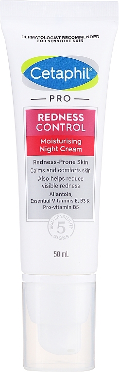 Nawilżający krem do twarzy na noc - Cetaphil Pro Redness Control Moisturizer Night Cream 5 Signs Skin Sensitivity — Zdjęcie N2