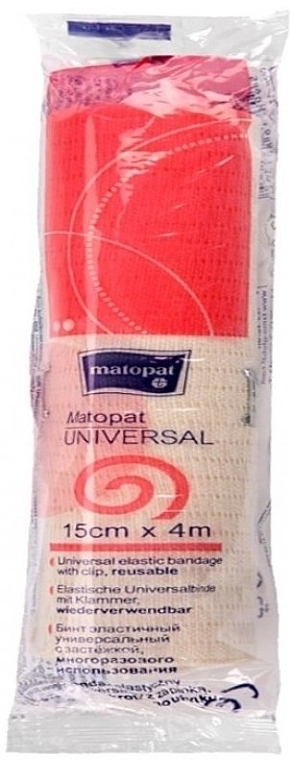 Uniwersalny bandaż elastyczny z zapięciem, 15 cm x 4 m - Matopat Universal — Zdjęcie N1