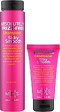 Kup Zestaw do włosów suchych i łamliwych - Mades Cosmetics Absolutely Frizz-free (shmp/250ml + cond/75ml)