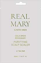 Oczyszczająca maska do skóry głowy - Rated Green Real Mary Cold Brewed Rosemary Purifyng Scalp Scaler — Zdjęcie N1