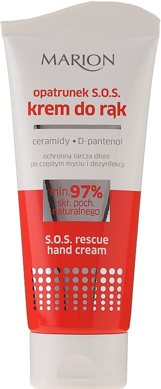 Ratunkowy krem do rąk - Marion S.O.S Rescue Hand Cream — Zdjęcie N1