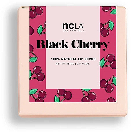 Peeling do ust Wiśnia - NCLA Beauty Sugar, Sugar Black Cherry Lip Scrub — Zdjęcie N4