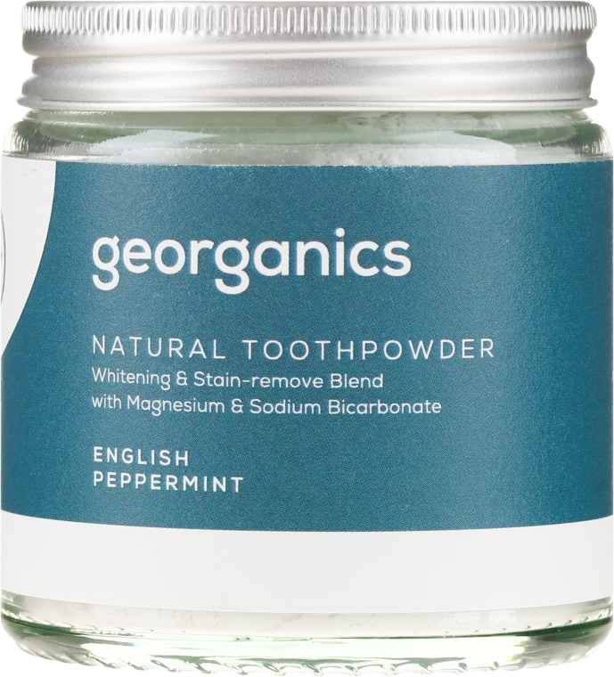 Naturalny proszek do zębów - Georganics English Peppermint Natural Toothpowder — Zdjęcie N5