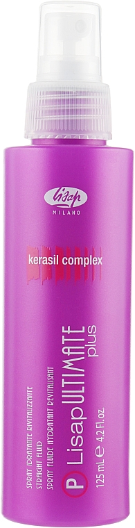 Nawilżający spray do włosów ułatwiający prostowanie - Lisap Ultimate Plus Straight Fluid — Zdjęcie N1