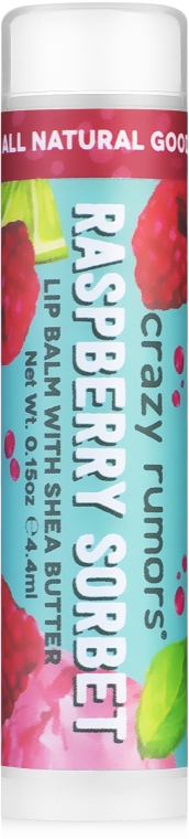 Nawilżający balsam do ust Sorbet malinowy - Crazy Rumors Raspberry Sherbet Lip Balm — Zdjęcie N1