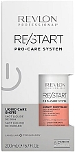 Kuracja wzmacniająca i zapobiegająca łamaniu się włosów słabych i delikatnych - Revlon Professional Restart Pro-Care System Density Fortifying Shot — Zdjęcie N2