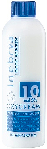 Utleniacz do farby Kolagen szfirowy 10,3% - Inebrya Bionic Activator Oxycream 10 Vol 3% — Zdjęcie N1