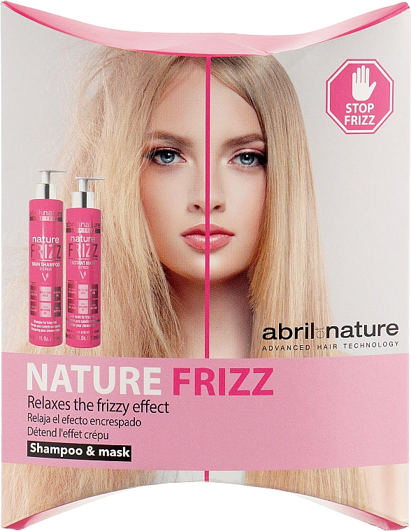 Zestaw Stop Frizz - Abril et Nature Nature Frizz (shm/30ml + mask/30ml) — Zdjęcie N1