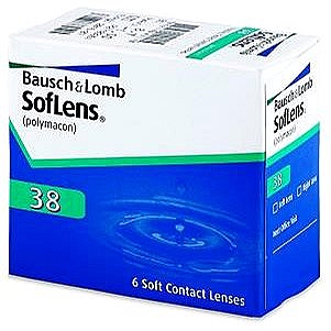 Soczewki kontaktowe 38, krzywizna 8.4, 6 szt. - Bausch & Lomb SofLens 