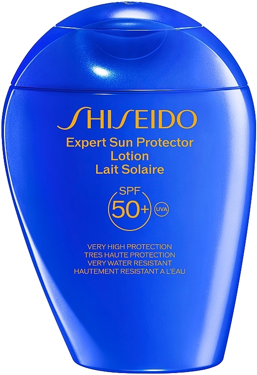 Krem nawilżający do twarzy i ciała z ochroną przeciwsłoneczną SPF 50 - Shiseido Sun Expert Protection Face and Body Lotion SPF50