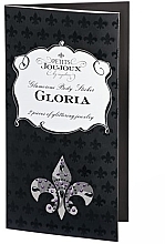 Komplet zdobiony kryształkami na klatkę piersiową i pępek, czarny - Petits Joujoux Gloria Set Black — Zdjęcie N2