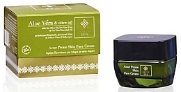 Kup Krem do twarzy na trądzik - Olive Spa Aloe Vera Acne Prone Skin Face Cream