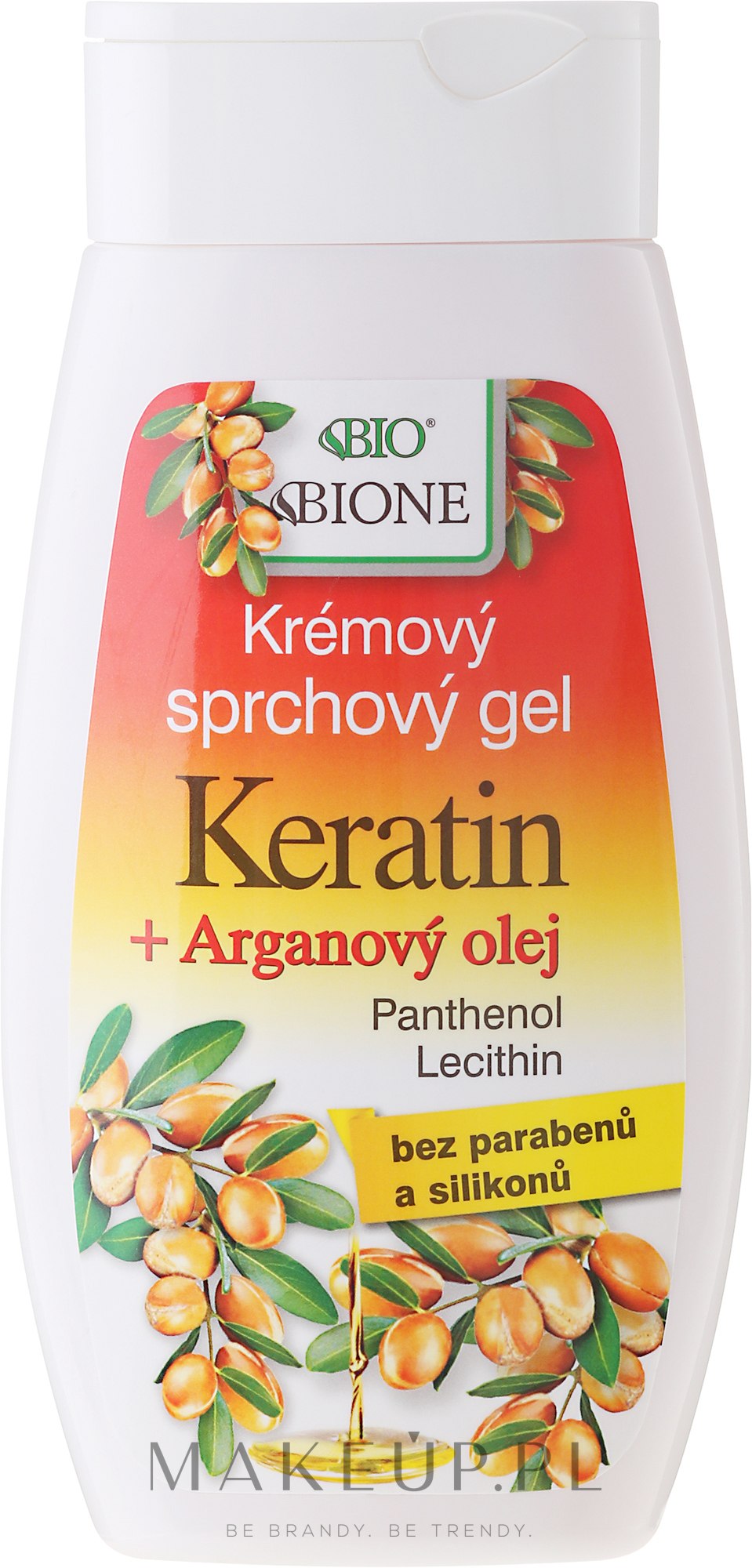 Kremowy żel pod prysznic z olejem arganowym - Bione Cosmetics Argan Oil Shower Gel — Zdjęcie 260 ml