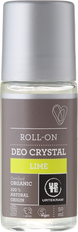 BIO kryształowy dezodorant w kulce Limonka - Urtekram Deo Crystal Lime — Zdjęcie N1