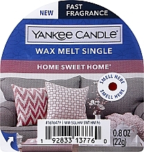 Wosk zapachowy - Yankee Candle Home Sweet Home Wax Melt Single — Zdjęcie N1
