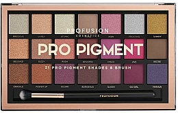 Kup Paletka cieni do powiek - Profusion Cosmetics Pro Pigment 21 Pro Pigment Shades & Brush