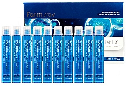 Kup Zestaw nawilżających ampułek kolagenowych do włosów - Farmstay Collagen Water Full Moist Treatment Hair Filler