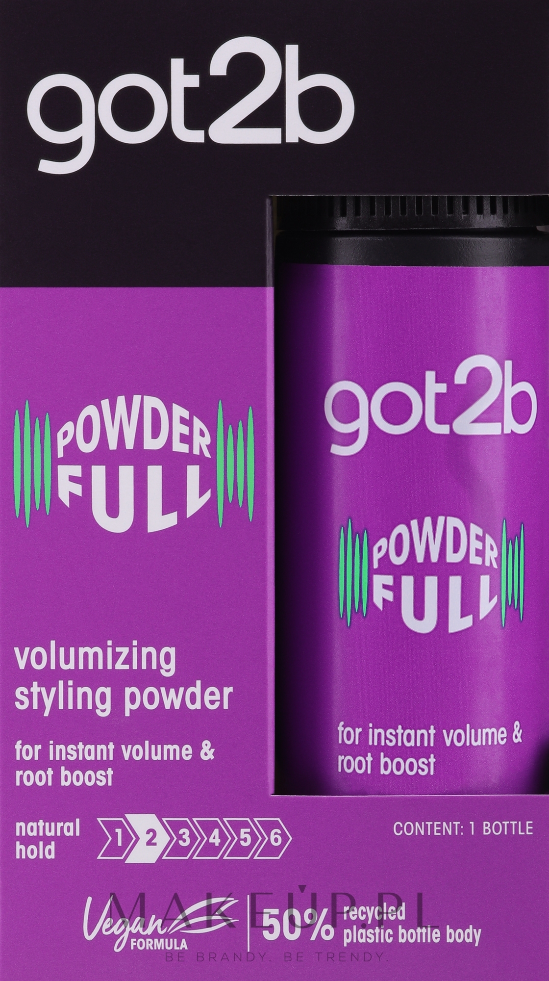 Stylizujący puder dodający włosom objętości - Got2b Volumizing Powder — Zdjęcie 10 g
