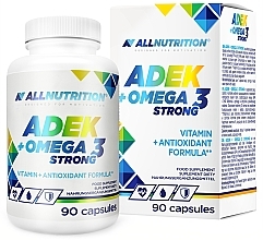 Suplement diety Witaminy ADEC i Omega 3 - Allnutrition Vitamin ADEK + Omega 3 Strong — Zdjęcie N1