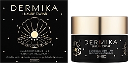 Przeciwzmarszczkowy krem-eliksir do twarzy na noc - Dermika Luxury Caviar Cream Elixir — Zdjęcie N2