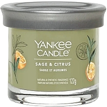 Świeca zapachowa na stojaku Sage and Citrus, 1 knot - Yankee Candle Sage & Citrus Tumbler — Zdjęcie N1