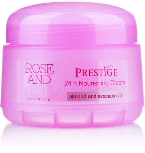 Krem nawilżający do twarzy - Vip's Prestige Rose & Pearl 24h Nourishing Cream — Zdjęcie N1