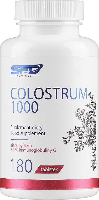 Suplement diety Colostrum, w tabletkach - SFD Nutrition Colostrum 1000 — Zdjęcie N1