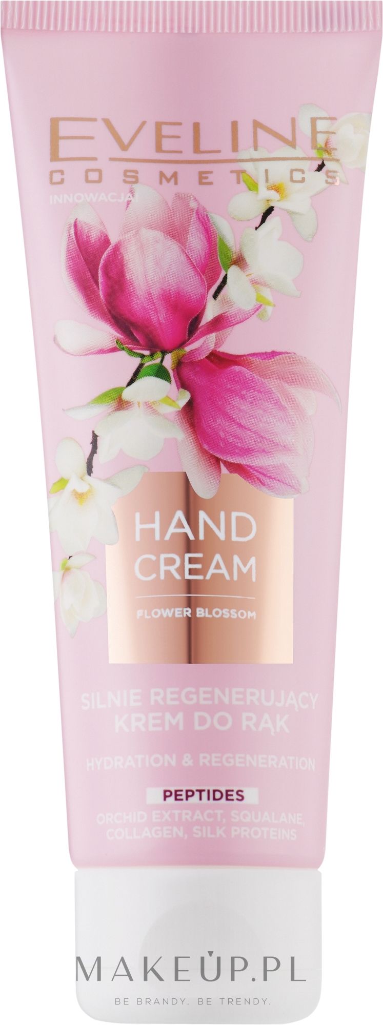 Regenerujący krem ​​do rąk - Eveline Cosmetics Flower Blossom Regenerating Hand Cream — Zdjęcie 75 ml