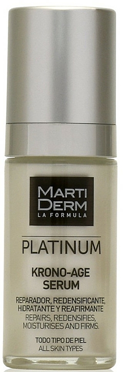 Ujędrniające serum do twarzy - MartiDerm Platinum Krono-Age Serum — Zdjęcie N2