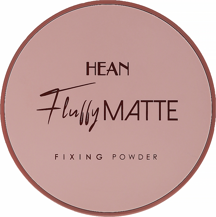 Matujący puder do twarzy - Hean Fluffy Matte Fixing Powder — Zdjęcie N1