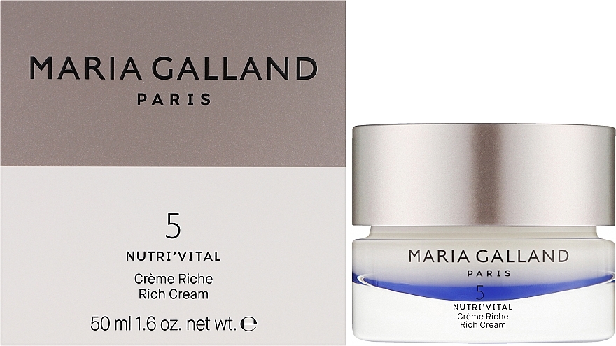 Krem nasycający skórę twarzy witaminami i minerałami - Maria Galland Paris 5 Nutri Vital Rich Cream — Zdjęcie N2