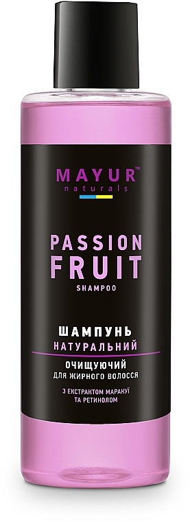 Naturalny szampon do włosów przetłuszczających się - Mayur Passion Fruit Shampoo