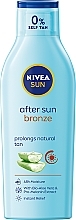 Balsam po opalaniu przedłużający opaleniznę - NIVEA SUN After Sun Bronze Bio-Aloe Vera & Pro-Melanin Extract — Zdjęcie N1