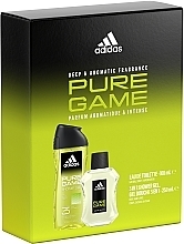 Adidas Pure Game - Zestaw (edt 100 ml + sh/gel 250 ml) — Zdjęcie N3