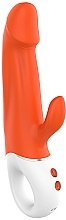 Wibrator z 9 trybami wibracji, pomarańczowy - S-Hande Wave Rabbit Orange — Zdjęcie N1