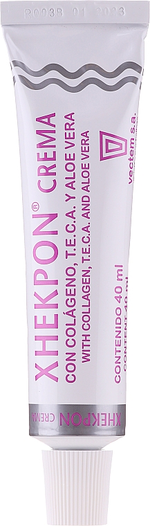 Krem do twarzy z kolagenem i aloesem - Vectem Xhekpon Facial Cream — Zdjęcie N2