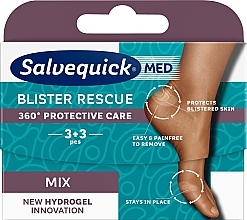 Kup Hydrożelowe plastry na pęcherze na stopach - Salvequick Med Blister Rescue Mix