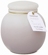 Świeca zapachowa Bursztyn i dym - Paddywax Orb Ombre Glass Candle Grey Amber & Smoke — Zdjęcie N1