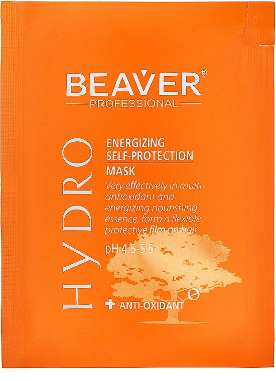 Antyoksydacyjna maska do suchych włosów - Beaver Professional Hydro Energizing Self-Protection Mask — Zdjęcie N2