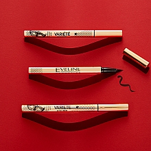Wodoodporny eyeliner w pisaku - Eveline Cosmetics Variété — Zdjęcie N4