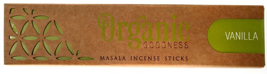Patyczki zapachowe - Song Of India Organic Goodness Vanilla — Zdjęcie N1